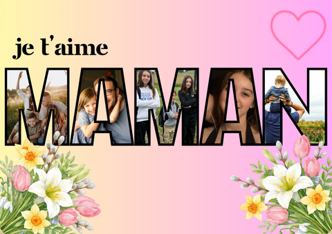 Affiche A4 fête des mères