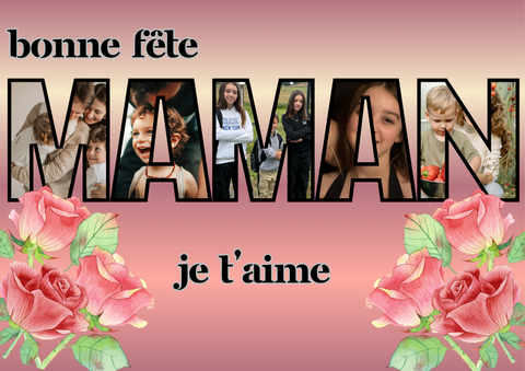 Affiche A4 fête des mères